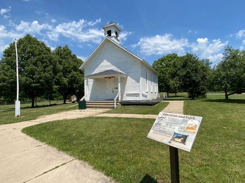 Education and Faith Marker image. Click for full size.