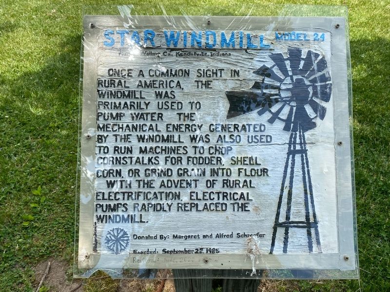 Star Windmill Model 24 Marker image. Click for full size.