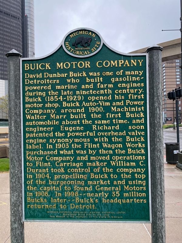 David Dunbar Buick / Buick Motor Company Marker image, Touch for more information