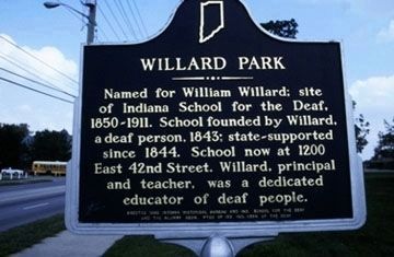 Willard Park Marker. Click for full size. Willard Park Marker image. Click for full size.