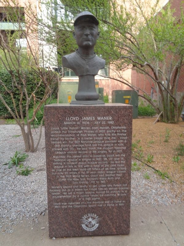 Lloyd James Waner Marker image. Click for full size.