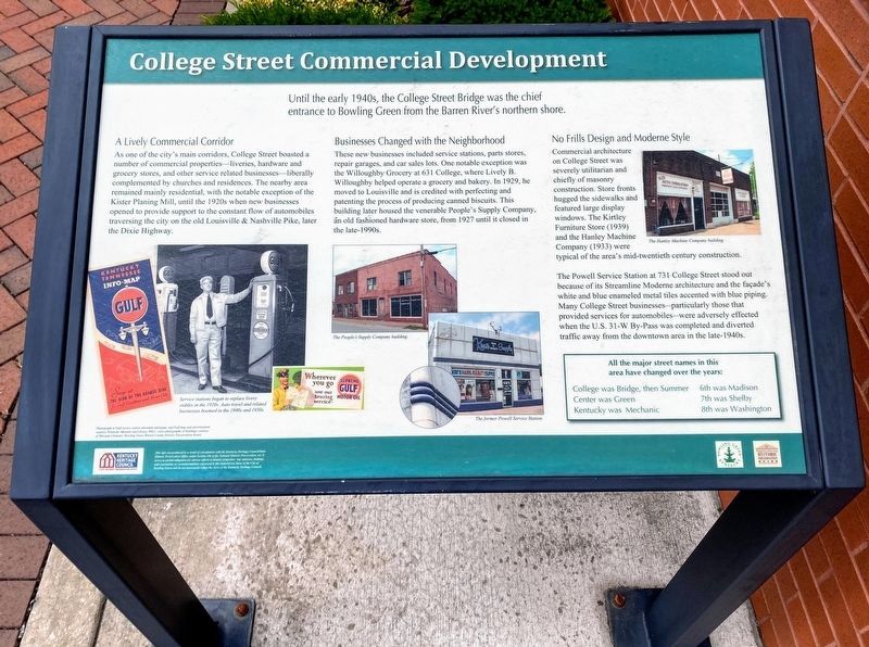 College Street Commercial Development Marker image. Click for full size.