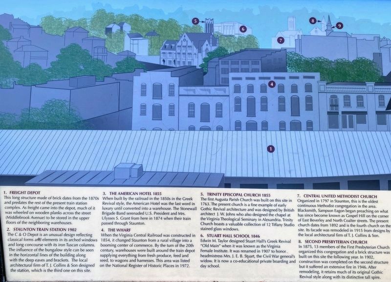 Staunton Marker. Click for full size. Staunton Marker image. Click for full size.