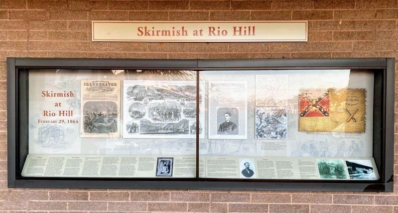 New Rio Hill exhibit case image. Click for full size.