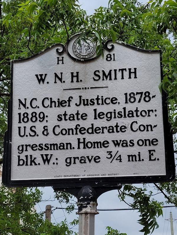 W. N. H. Smith Marker image. Click for full size.