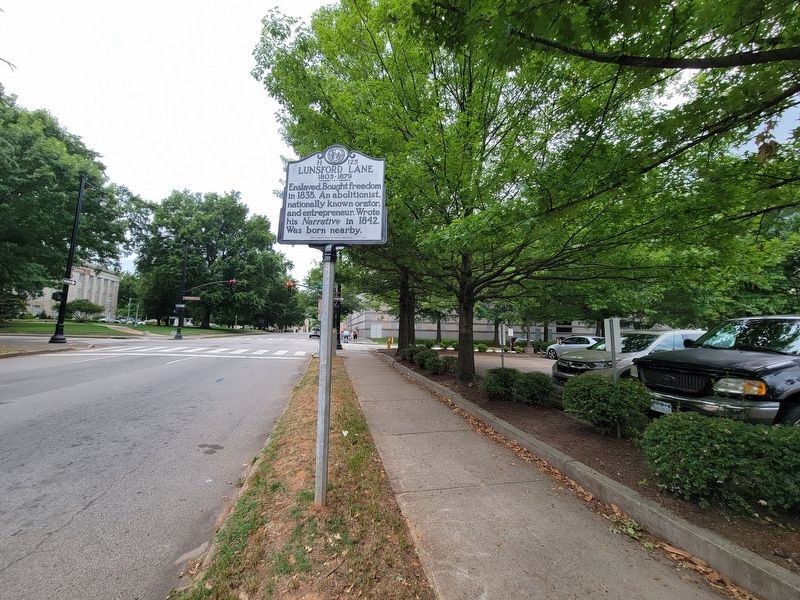 Lunsford Lane Marker image. Click for full size.