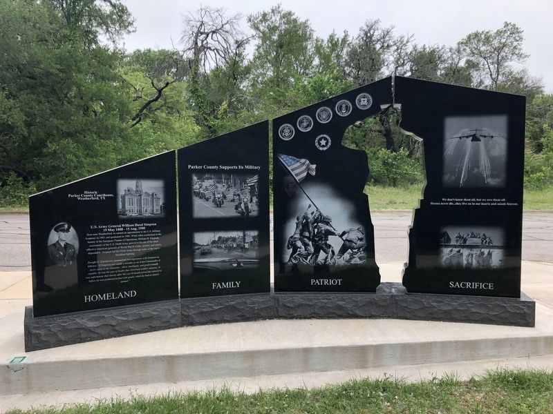 Parker County Gold Star Family Memorial Monument image. Click for full size.