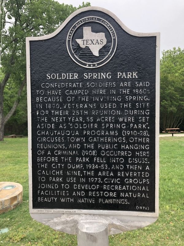 Soldier Spring Park Marker image. Click for full size.