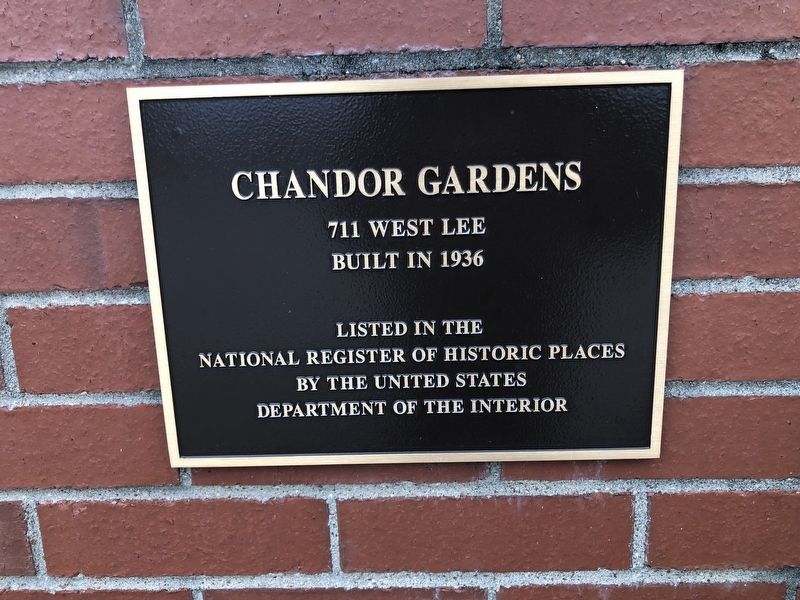 Chandor Gardens Marker image. Click for full size.