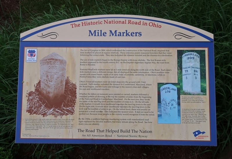Mile Markers Marker image. Click for full size.