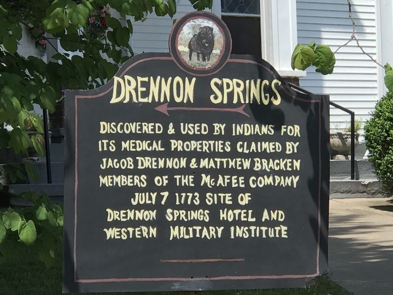 Drennon Springs Marker image. Click for full size.