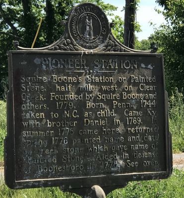 Pioneer Station Marker side image. Click for full size.