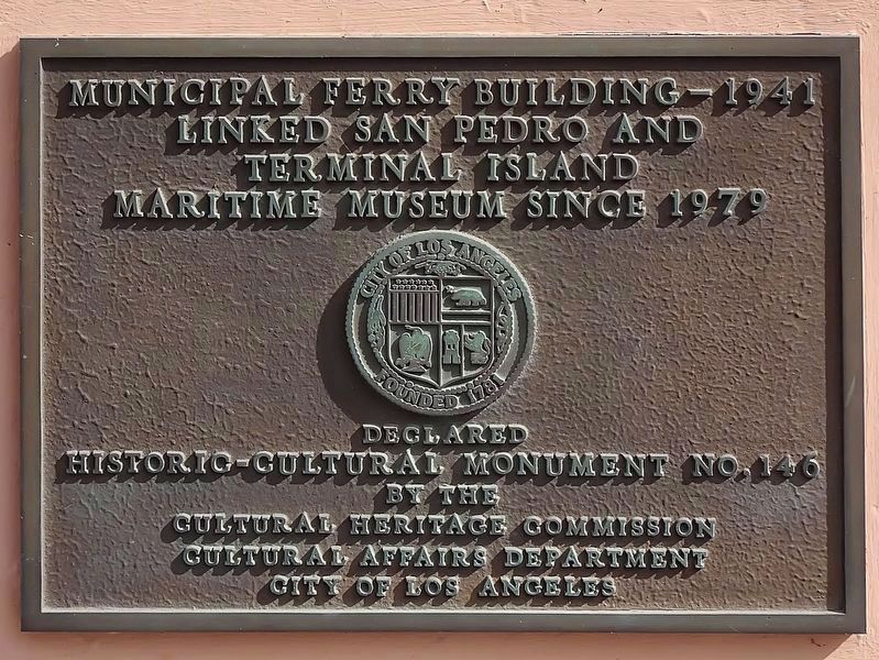 Municipal Ferry Building Marker image. Click for full size.