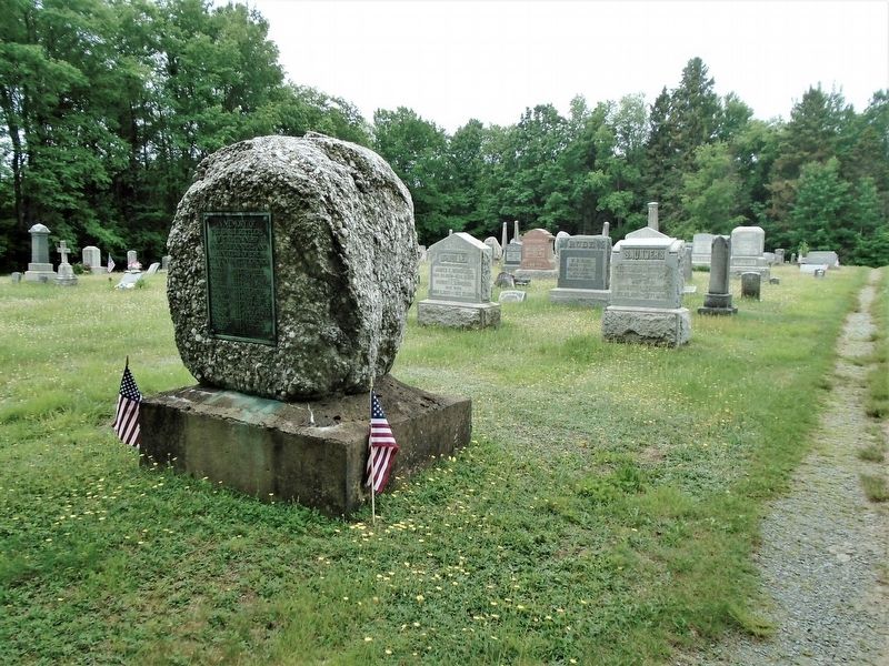 Township Pioneers and Founders and Ministers of the Clinton Baptist Church Marker image. Click for full size.
