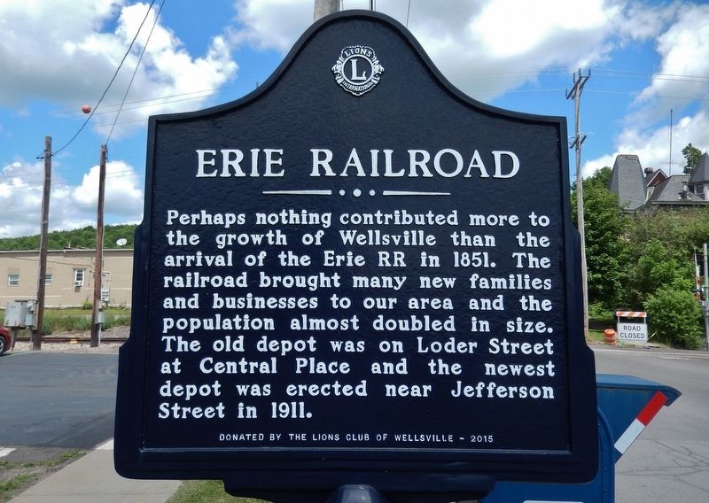 Erie Railroad Marker image. Click for full size.