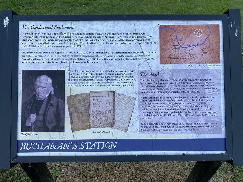 Buchanans Station Marker image. Click for full size.