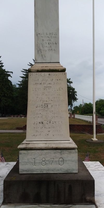 Monclova Soldiers' Monument. Click for full size. Monclova Soldiers' Monument image. Click for full size.