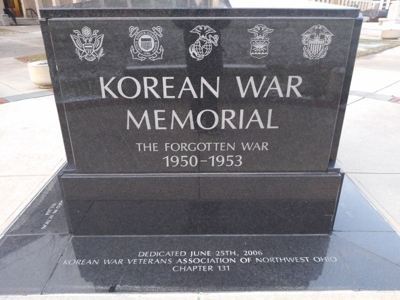 Korean War Memorial. Click for full size. Korean War Memorial image. Click for full size.