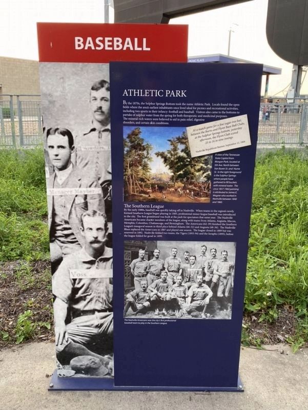Athletic Park Marker image. Click for full size.