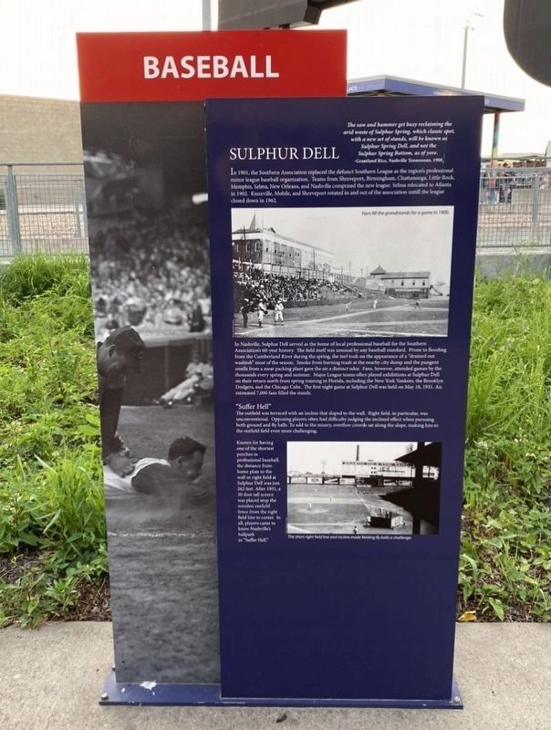 Sulphur Dell Marker image. Click for full size.