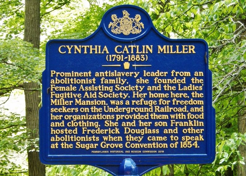 Cynthia Catlin Miller Marker image. Click for full size.