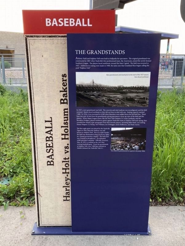 The Grandstands Marker image. Click for full size.
