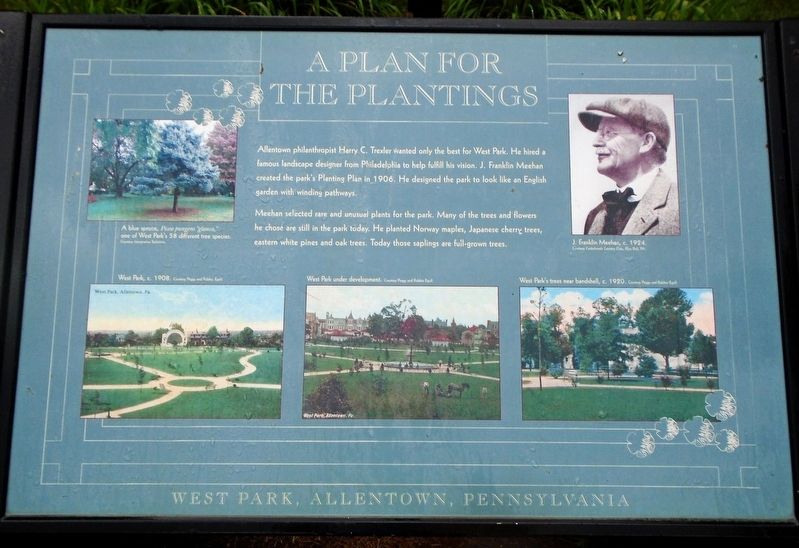 A Plan for the Plantings Marker image. Click for full size.