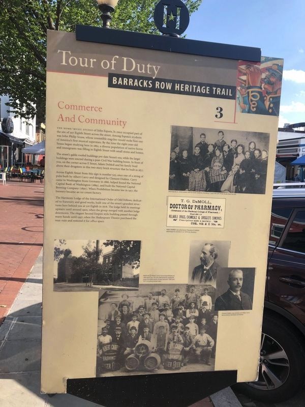 Commerce and Community Marker. Click for full size. Commerce and Community Marker image. Click for full size.