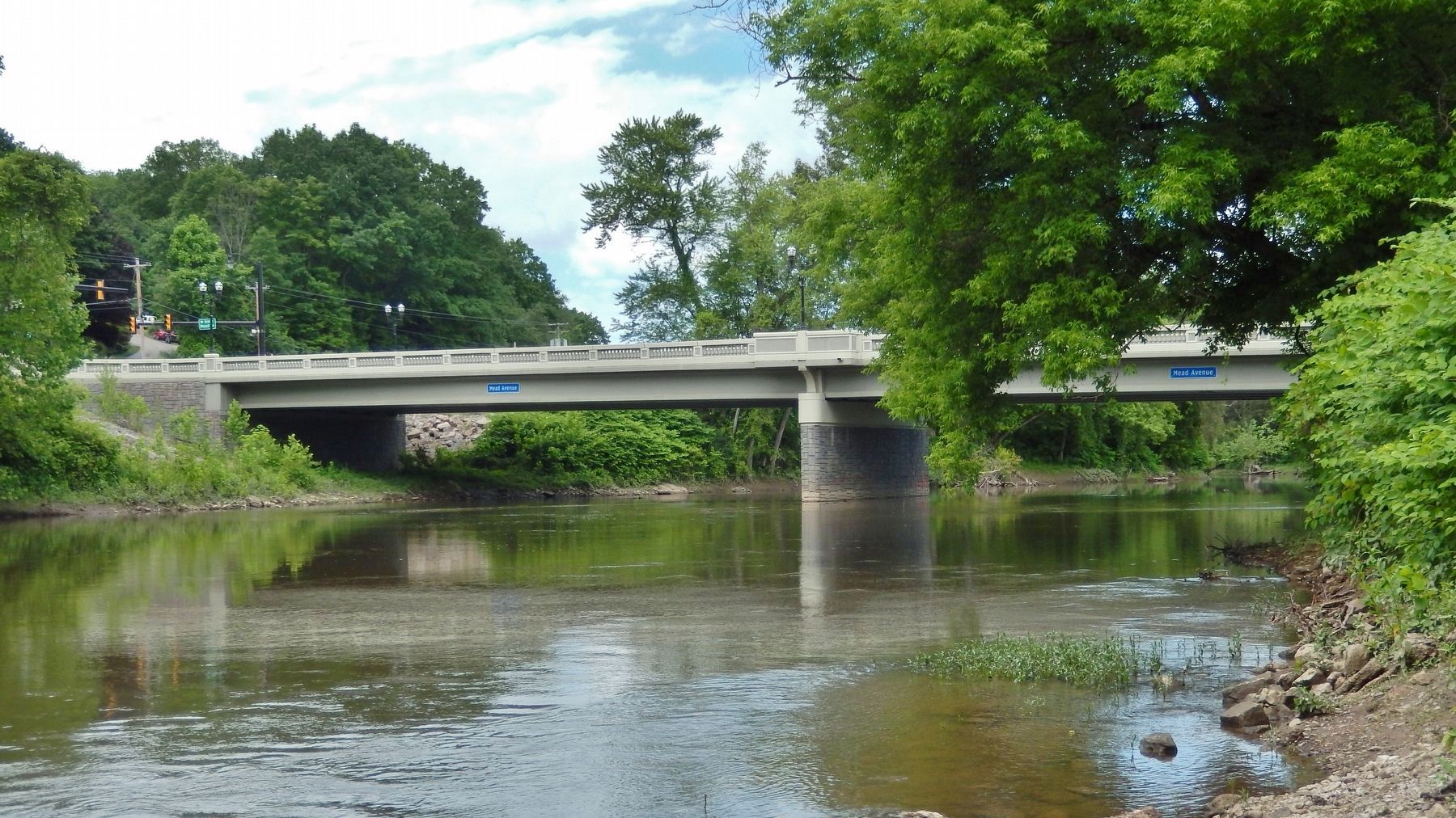 French Creek & 2014 Mead Avenue Bridge image. Click for full size.