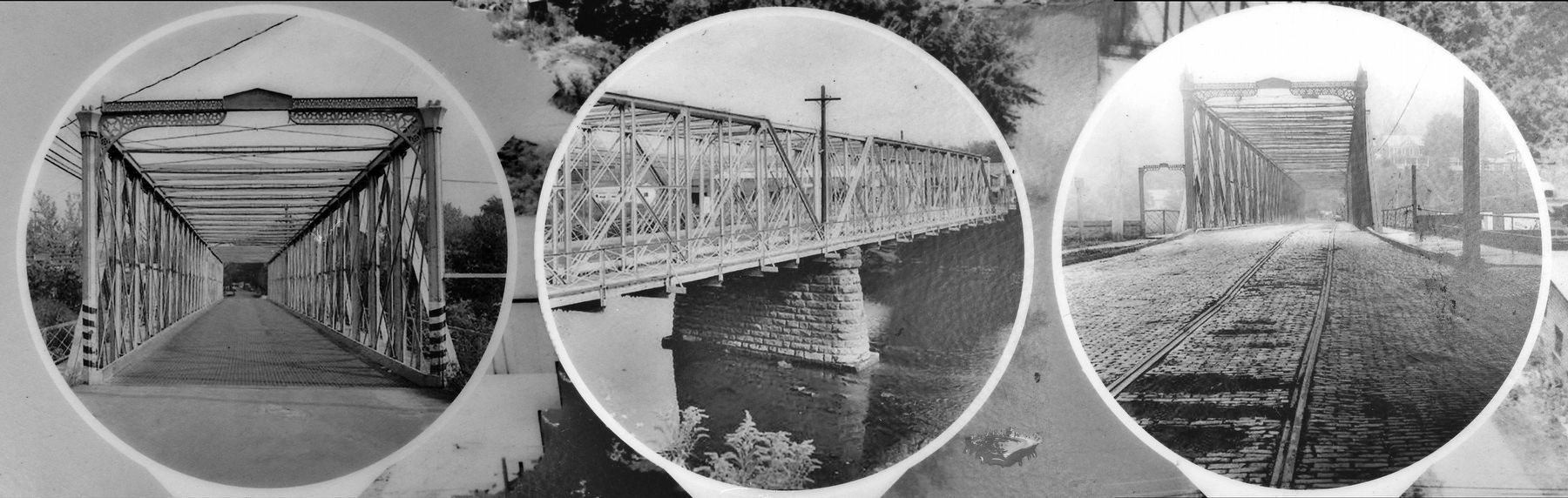 Marker detail: Old Mead Avenue Bridge Photos image. Click for full size.