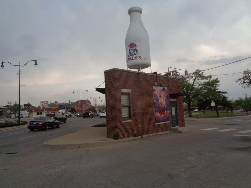 Milk Bottle Grocery Marker. Click for full size. Milk Bottle Grocery Marker image. Click for full size.