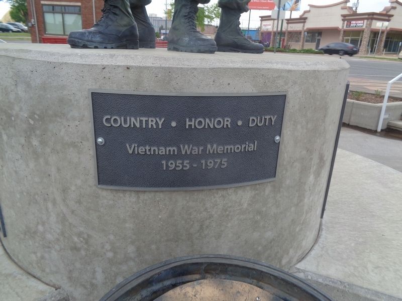 Vietnam War Memorial in Oklahoma City Marker. Click for full size. Vietnam War Memorial in Oklahoma City Marker image. Click for full size.