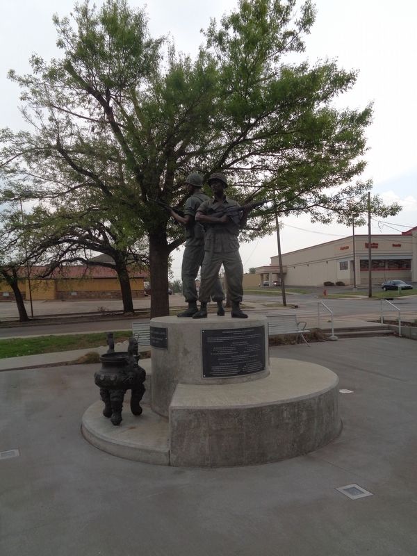 Vietnam War Memorial in Oklahoma City Marker. Click for full size. Vietnam War Memorial in Oklahoma City Marker image. Click for full size.