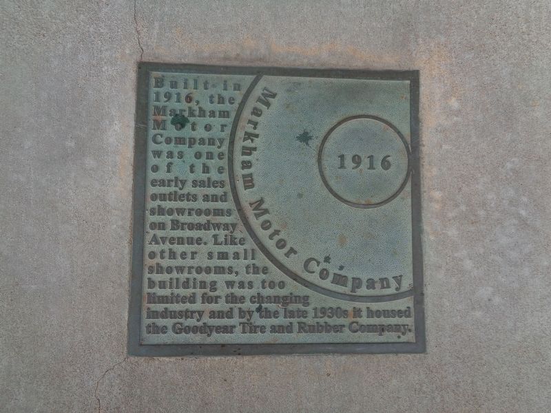 Markham Motor Company Marker image. Click for full size.