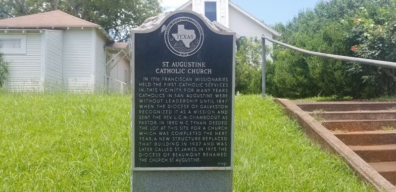 St. Augustine Catholic Church Marker image. Click for full size.