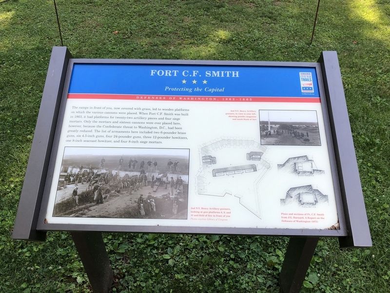 Fort C.F. Smith Marker image. Click for full size.