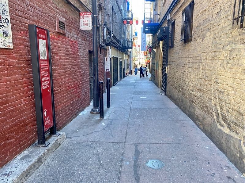 Ross Alley looking north image. Click for more information.