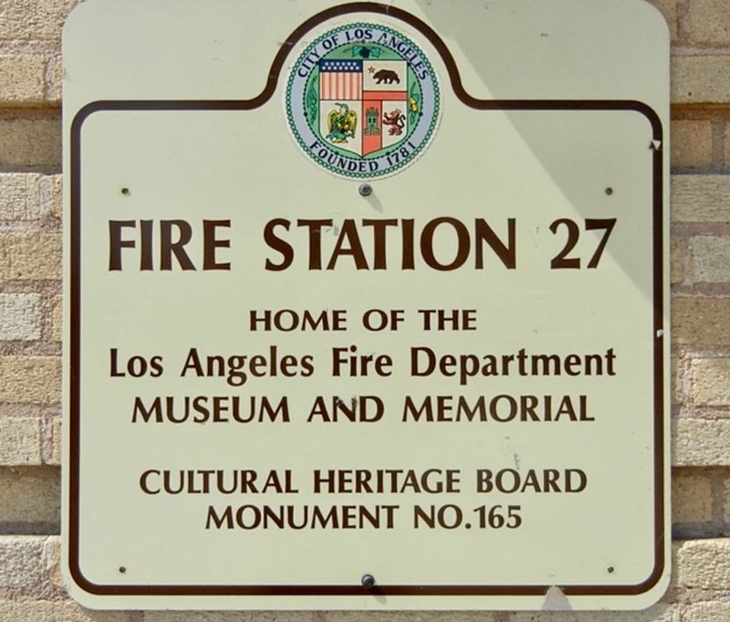 Fire Station 27 Marker image. Click for full size.