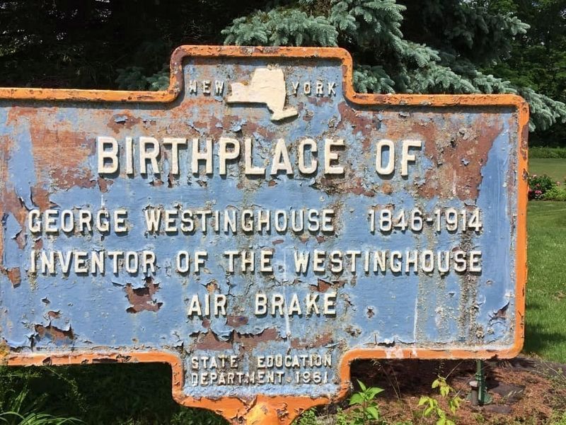 Birthplace of George Westinghouse Marker image. Click for full size.