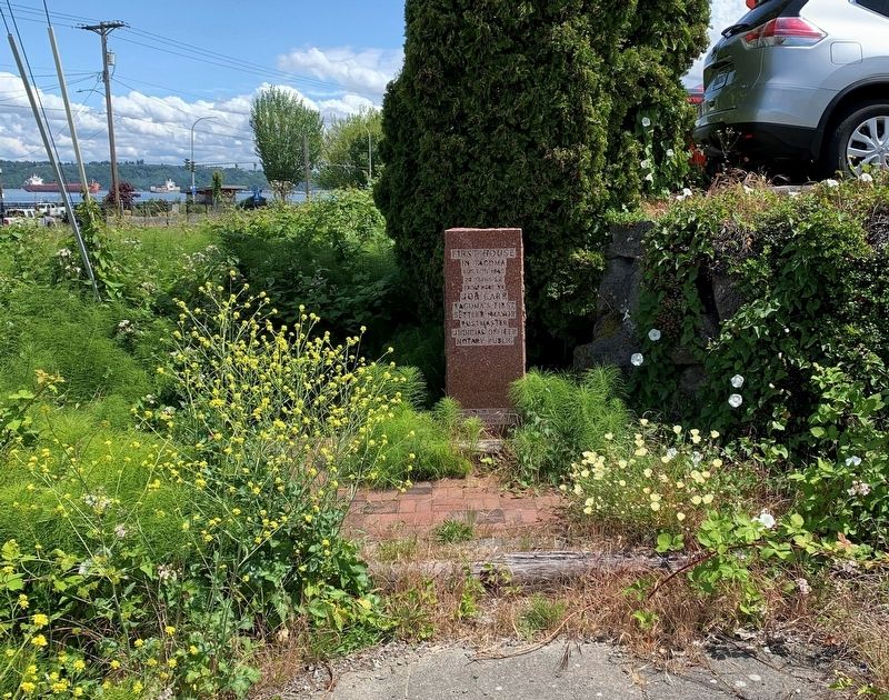 First House in Tacoma Marker and Surroundings. Click for full size. First House in Tacoma Marker and Surroundings image. Click for full size.