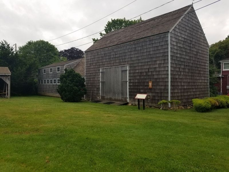 Reichert Family Barn, seen from the center of the Maple Lane complex.. Click for full size. Reichert Family Barn, seen from the center of the Maple Lane complex. image. Click for full size.