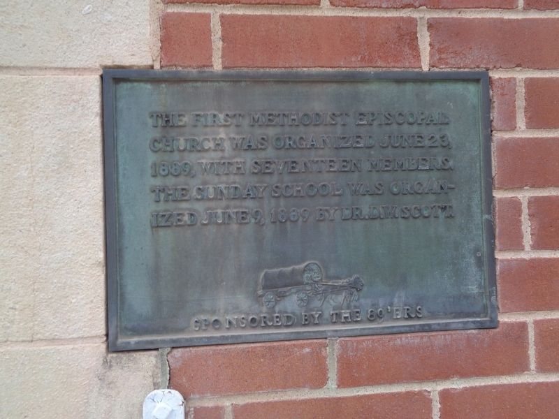 First Methodist Episcopal Church Marker image. Click for full size.