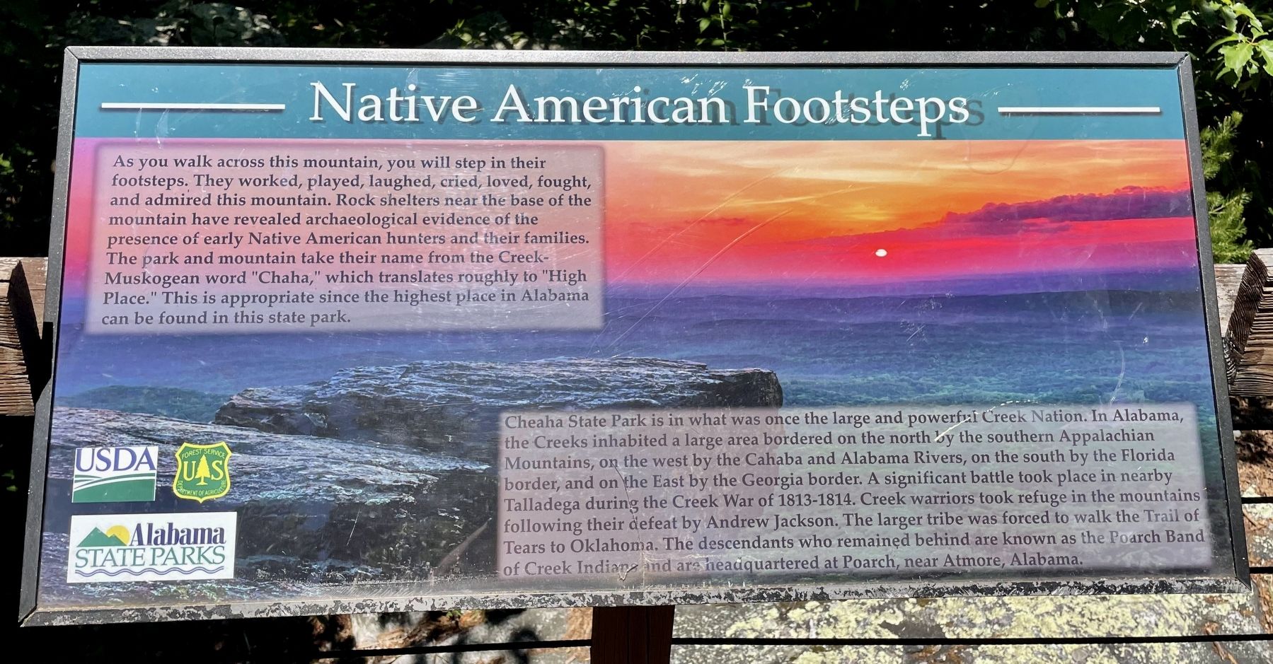 Native American Footsteps Marker image. Click for full size.