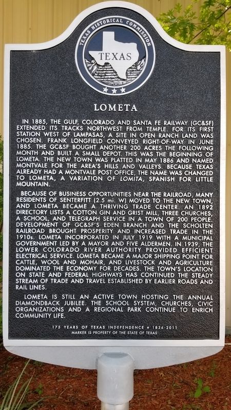 Lometa Marker image. Click for full size.