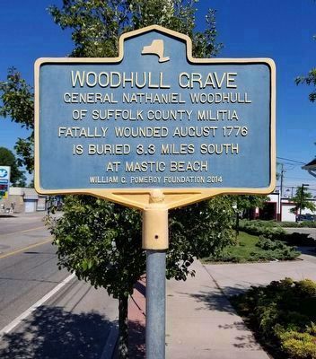 Woodhull Grave Marker image. Click for full size.