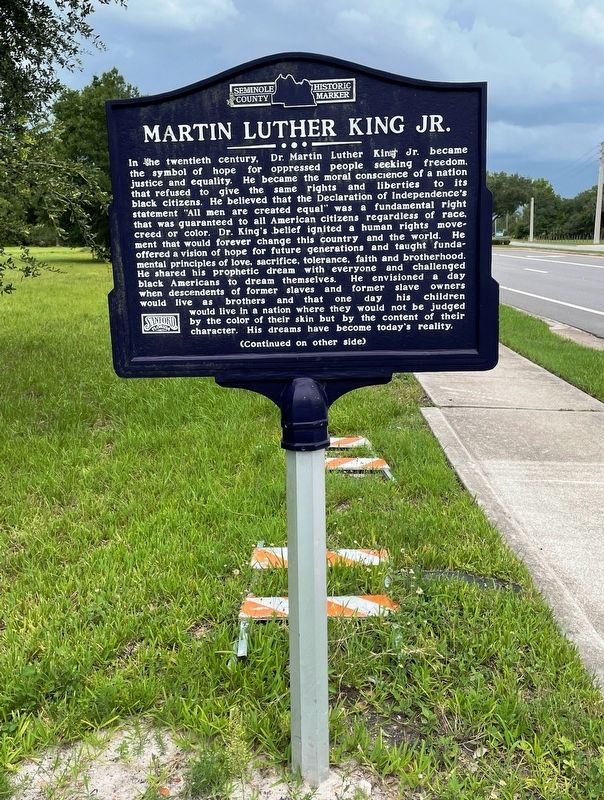 Martin Luther King Jr. Marker image. Click for full size.