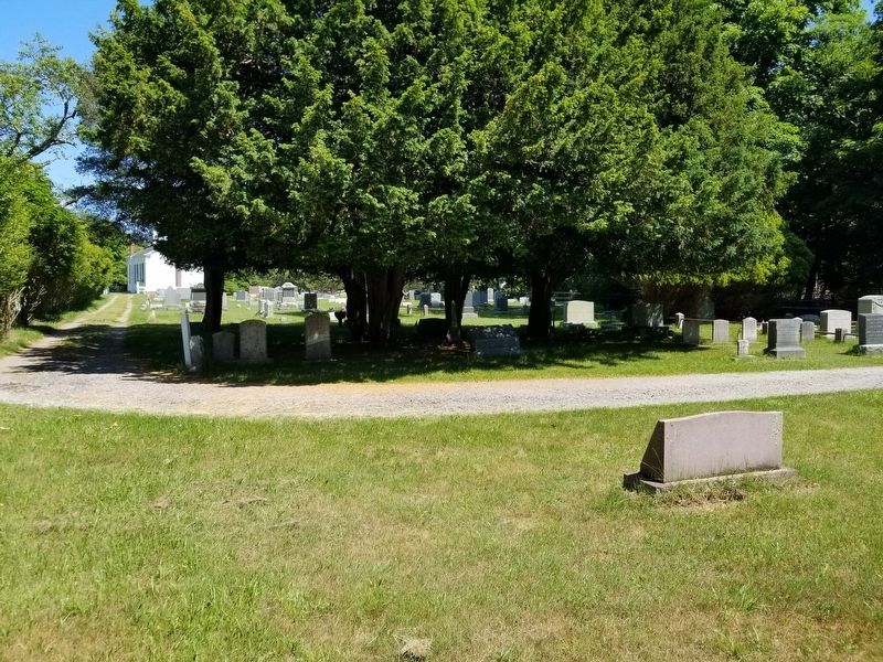 View of the cemetery from Wodehouse's gravestone image. Click for full size.