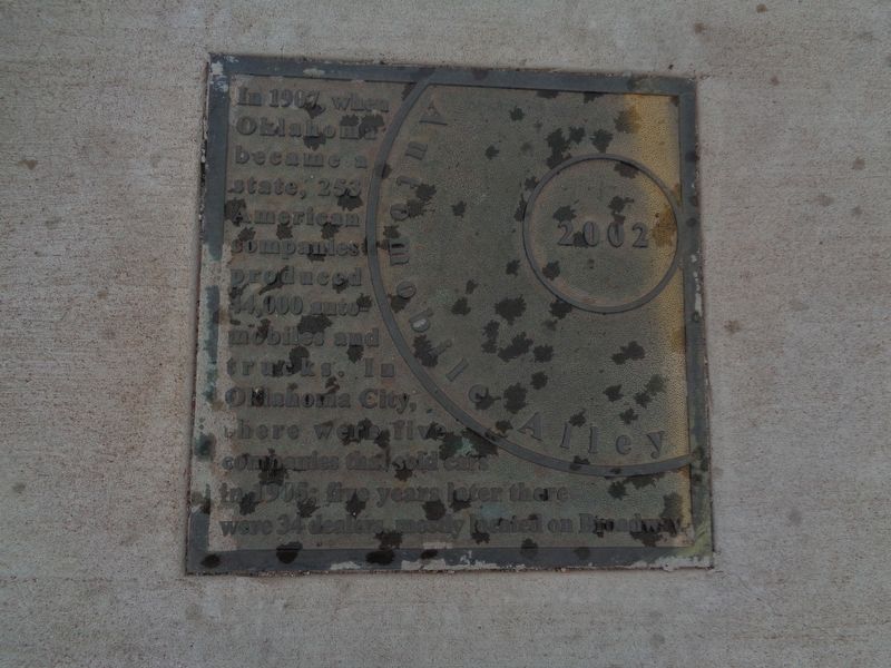 Automobile Alley Marker image. Click for full size.