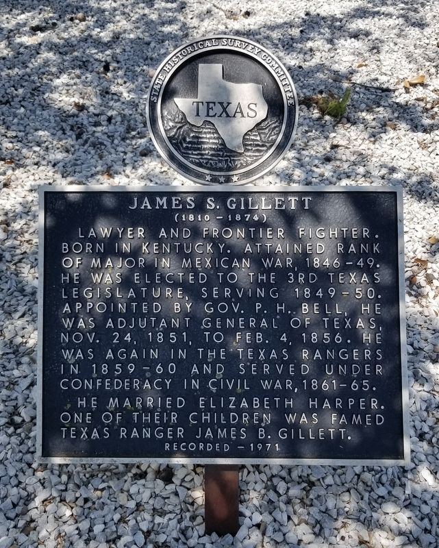 James S. Gillett Marker image. Click for full size.
