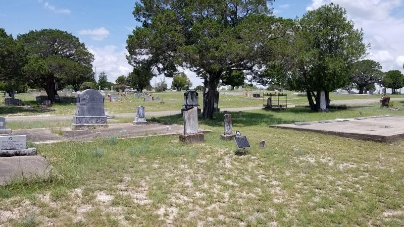 The view of the James Jackson Beeman Marker from the cemetery image. Click for full size.
